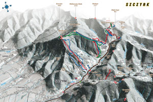 Ośrodek narciarski Szczyrk Biały Krzyż, Beskid Śląski