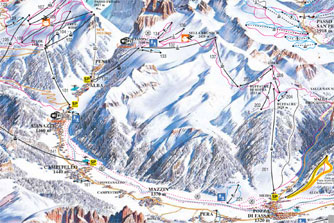 Ośrodek narciarski Val di Fassa Alba - Ciampac, Trentino Ośrodek narciarski Val di Fassa Alba - Ciampac, Trentino