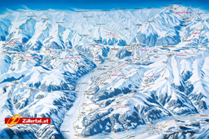 Ośrodek narciarski Zillertal, Tyrol Ośrodek narciarski Zillertal, Tyrol