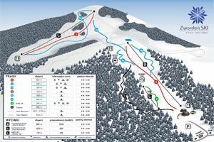 Ośrodek narciarski Zwardoń ZwardońSki, Beskid Żywiecki