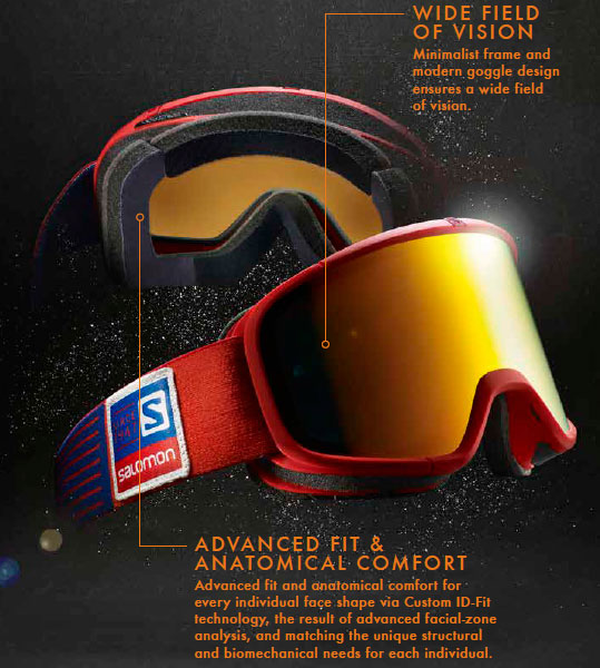 Kask i gogle Salomon dla bezpieczeństwa Kask i gogle Salomon dla bezpieczeństwa