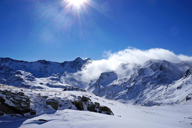 Idealna pogoda na narty w Alpach i Pirenejach Idealna pogoda na narty w Alpach i Pirenejach