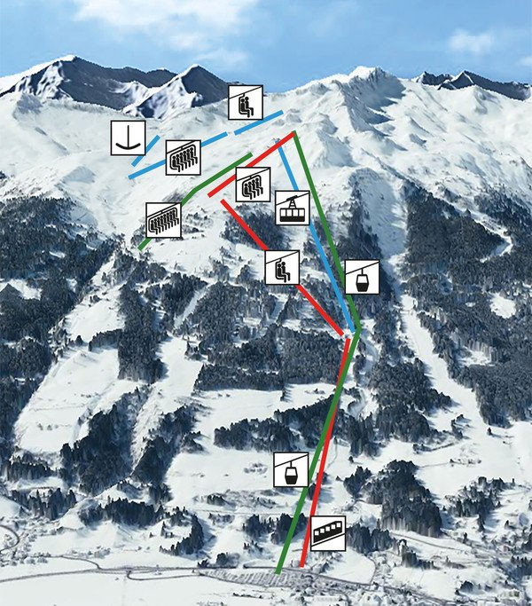 Dolinie Gastein - nowa kolej Schlossalmbahn Dolinie Gastein - nowa kolej Schlossalmbahn