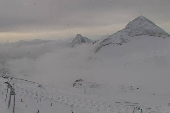 Hintertux - aktualny widok z kamery Hintertux - aktualny widok z kamery