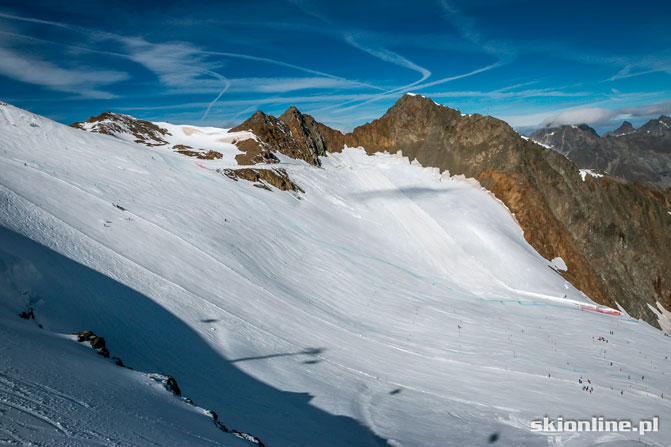Trasy na lodowcu Pitztal fot. J.Ciszak Trasy na lodowcu Pitztal fot. J.Ciszak