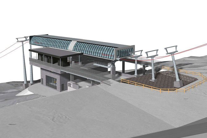 Nowoczesna 10-osobowa gondola Kohlmaisbahn Nowoczesna 10-osobowa gondola Kohlmaisbahn