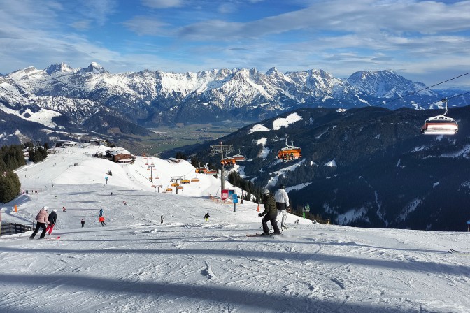 Saalbach - Hinterglem, Cały ten Narciarski Cyrk - fot. J. Kałucki