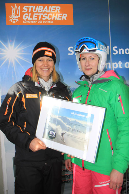 Alexandra Reinisch (Marketing Stubaier Glacier) i Agnieszka Harat (skionline.pl) Alexandra Reinisch (Marketing Stubaier Glacier) i Agnieszka Harat (skionline.pl)