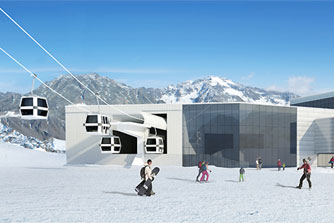 Warta Królestwa: nowa kolej linowa 3S Eisgrat na lodowiec Stubai