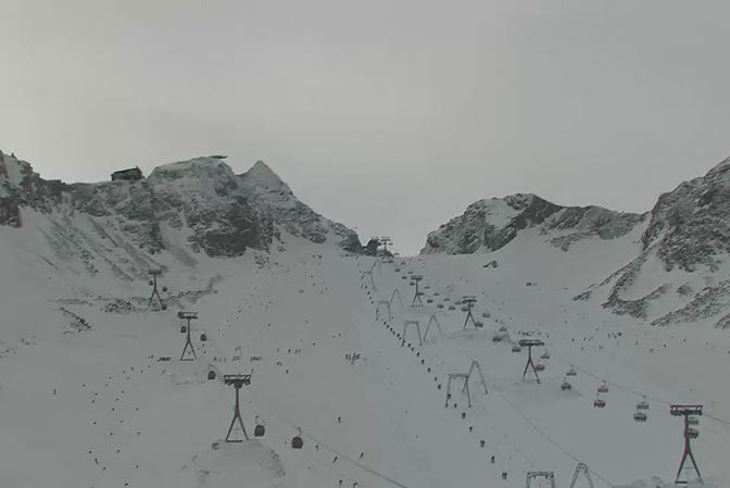 Stubai - aktualny widok z kamery Stubai - aktualny widok z kamery