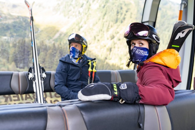 Gondola na lodowcu Stubai ©TVB Stubai Tirol/Gerhard Berger