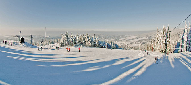 Na narty w Góry Orlickie - Skicentrum Deštné