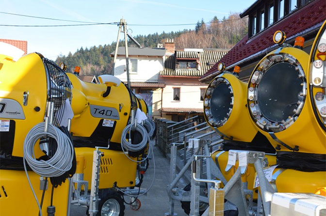 Nowe armatki śnieżne w COS