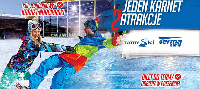 Jeden karnet - dwie atrakcje! Jeden karnet - dwie atrakcje!