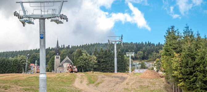 Zieleniec Ski Arena zbroi się na zimę Zieleniec Ski Arena zbroi się na zimę