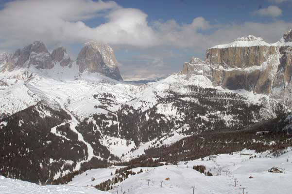 Val di Fassa fot. Jacek Ciszak- wśród legendarnych szczytów Val di Fassa fot. Jacek Ciszak- wśród legendarnych szczytów