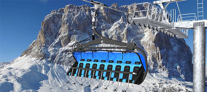 Gran Paradiso - pierwsze takie krzesło we Włoszech