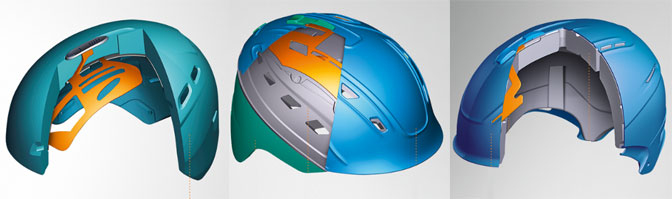 Technologie: inmould, hardshell, hybrid Technologie: inmould, hardshell, hybrid